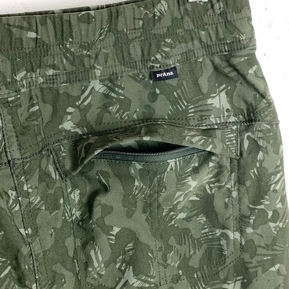 Prana Womens Halle E-Waist Skort II Evergreen Camo Recycled Nylon Stretch Size 8 - Picture 8 of 12